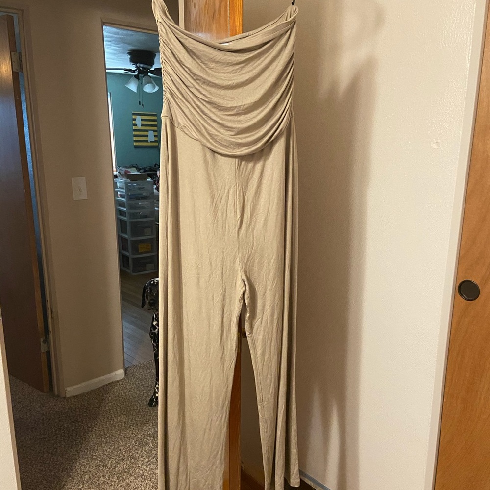 Strapless jumpsuit